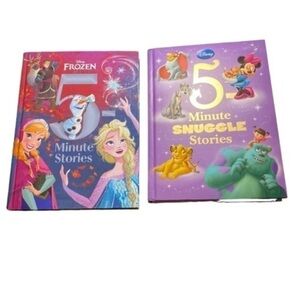 5 minute snuggle stories hardback book and 5 minute Frozen Stories Book Lot EC​​